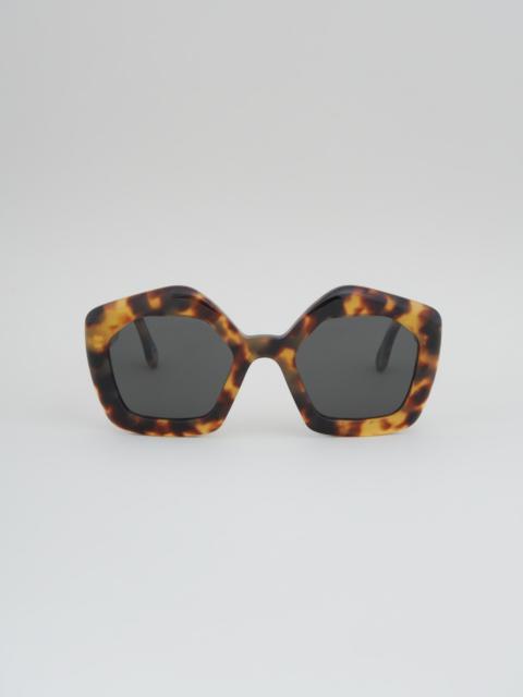 TORTOISESHELL ACETATE LAUGHING WATERS SUNGLASSES