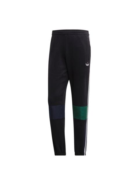 adidas originals SPRT BB Contrasting Colors Sports Pants Black FP7707