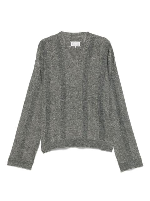 V-neck sweater
