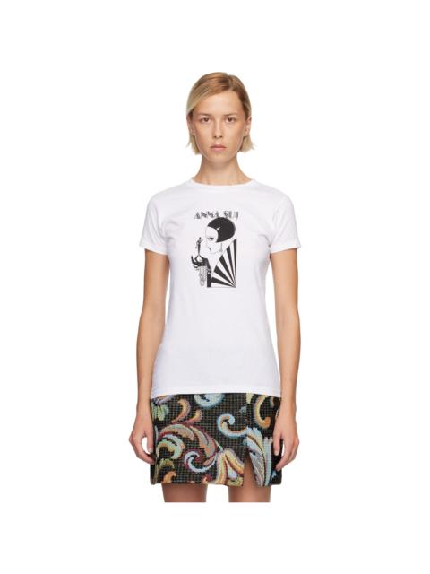 White Mad Cap Heiress Baby T-shirt