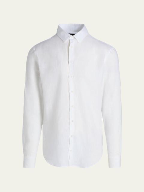 Men's Linen Classic-Fit Sport Shirt