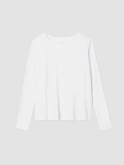 Organic Linen Jersey Long-Sleeve Tee