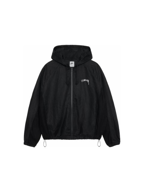 Stussy x Nike Linen Shell Jacket Black