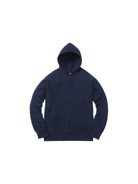 Supreme Embossed Logo Hooded Sweatshirt Navy