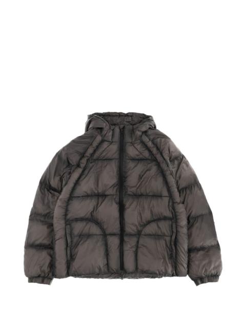 hooded puffer jacket