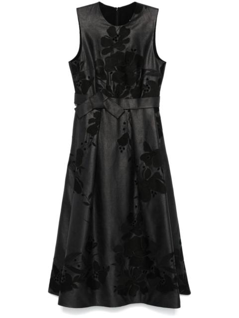 floral-embroidered maxi dress