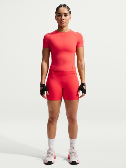 Nike Universa Women's High-Waisted 5" Biker Shorts with No Front Seam