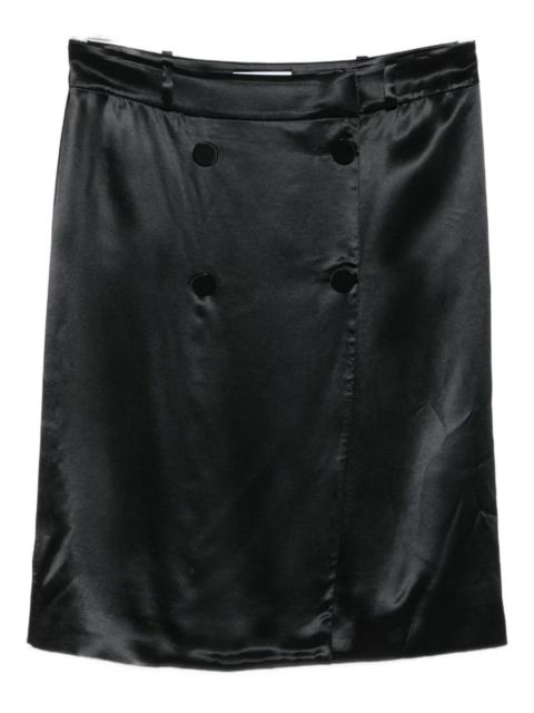 satin midi skirt