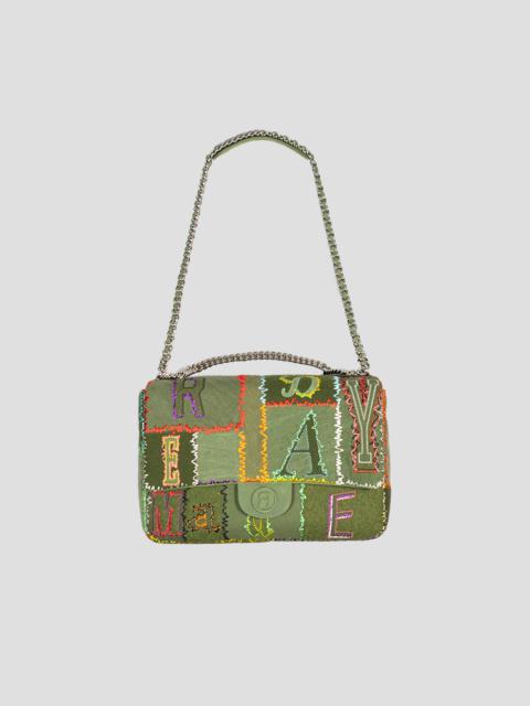 PATCHWORK CHAIN BAG (L)