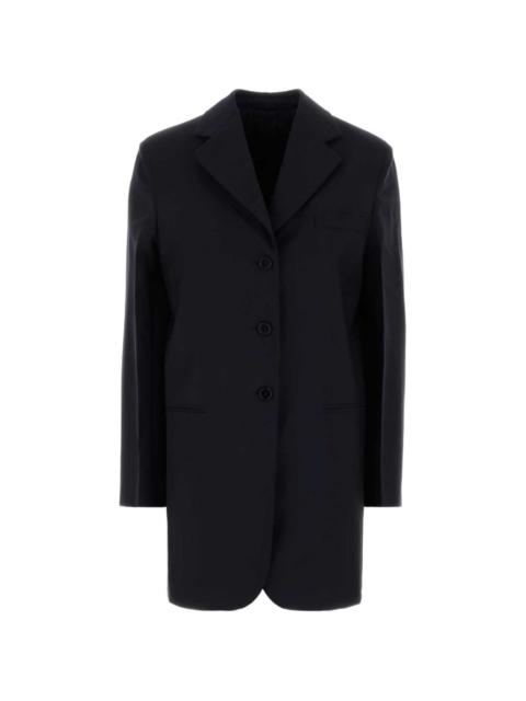 single-breasted notched-lapels coat