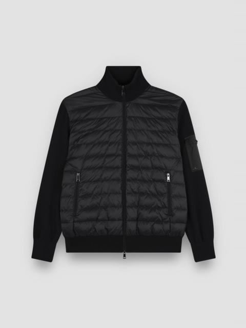 ULTRALIGHT HYBRID ZIP-UP SWEATER IN TECH WOOL
