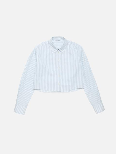 Button-up shirt - Light blue/white