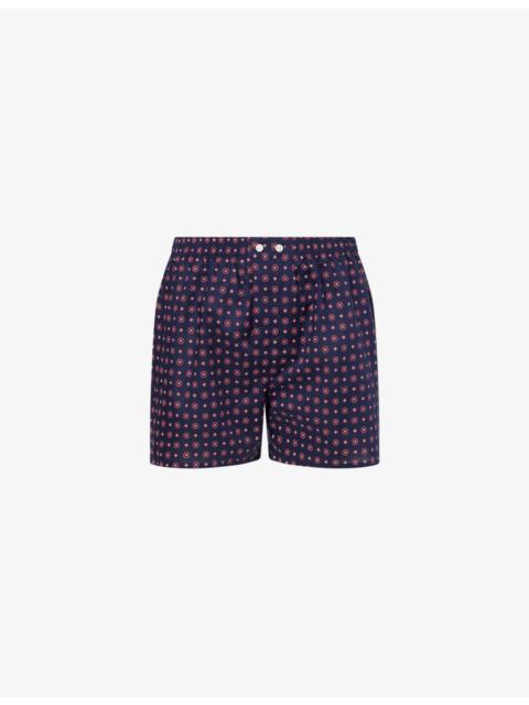 Nelson  Patterned Cotton Boxer Shorts