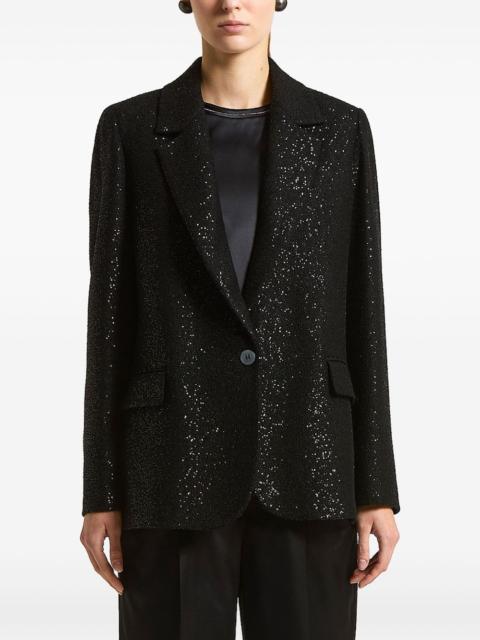 sequin-embellished blazer