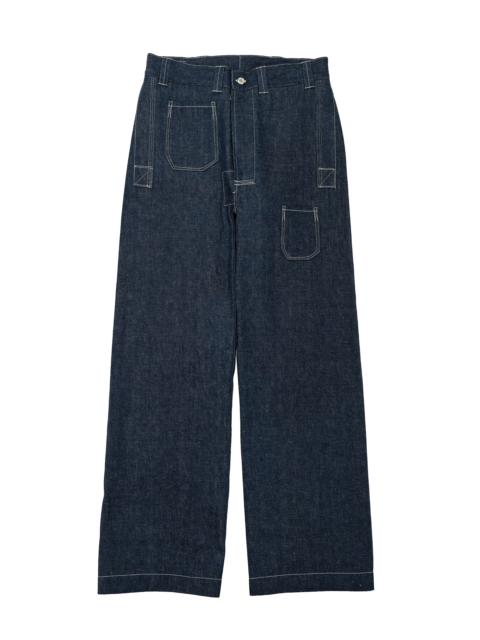 Lot. JG-01S 1910s Netmaker's Trousers Indigo Denim Original