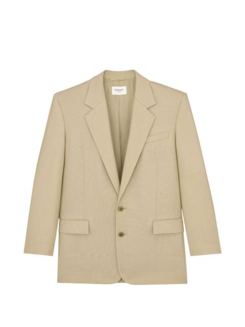 notched-lapel blazer