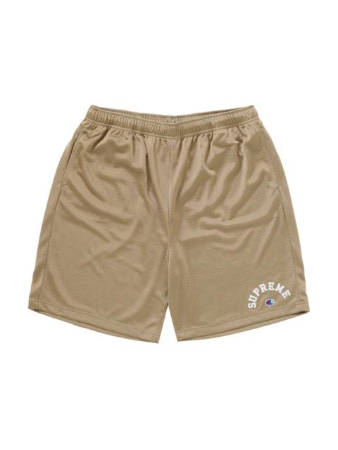Supreme Champion Mesh Short Tan