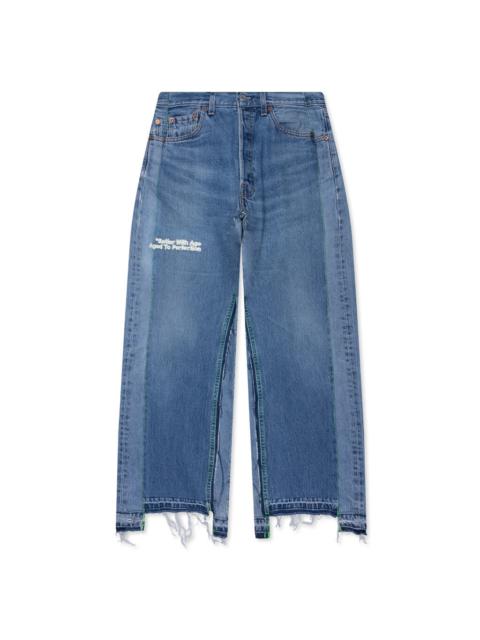 MONROE TRIPLE WIDE DENIM TROUSER - INDIGO