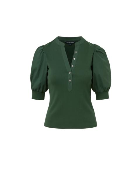 CORALEE PUFF-SLEEVE TOP