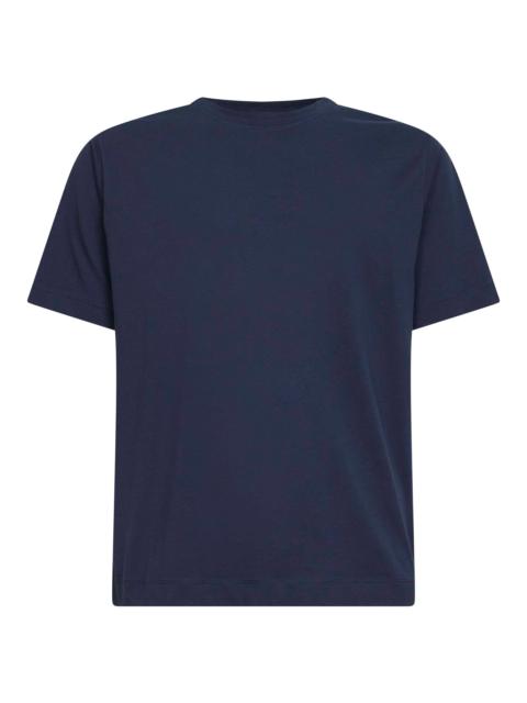 Navy blue jersey regular-fit crewneck T-shirt