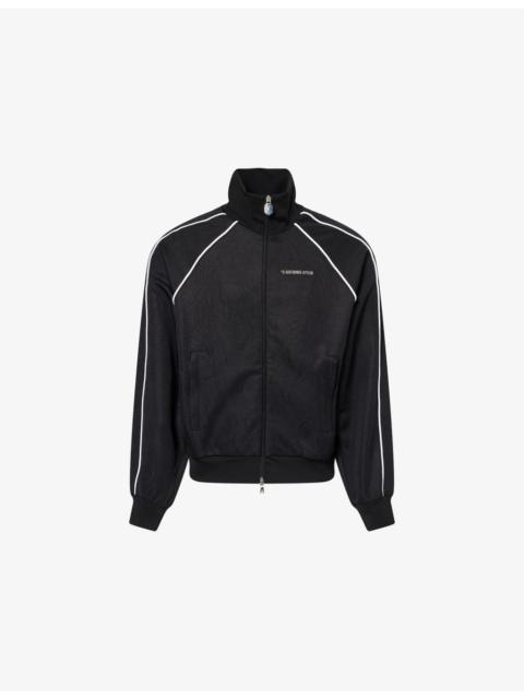 Line Camo Stretch-Woven Track Jacket