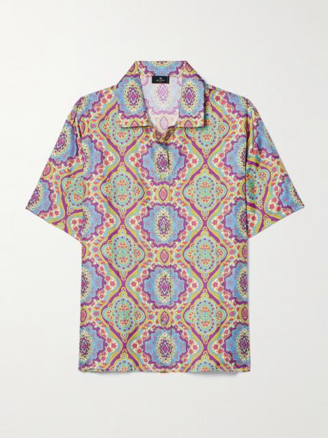 Printed Silk-twill Shirt