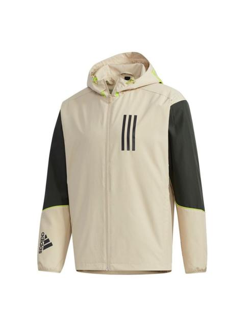 adidas W.N.D. Sports Stylish Jacket Khaki GF4014
