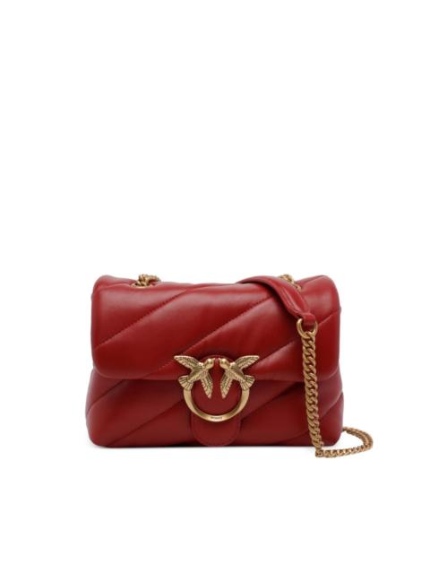 quilted-design chain-strap shoulder bag