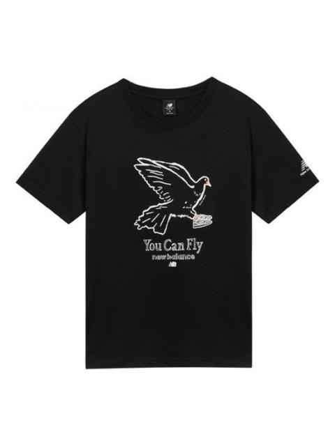 New Balance x Naijel Graphic Print Tee 'Black White' AMT12341-BK