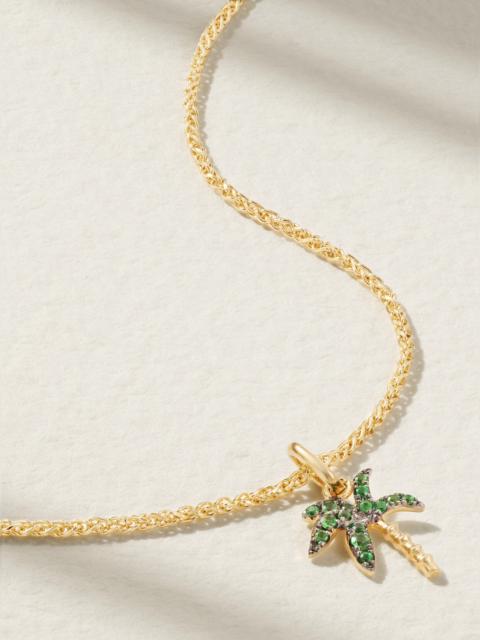 18-karat Gold Tsavorite Necklace