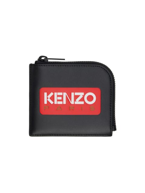 Black Kenzo Paris Leather Wallet