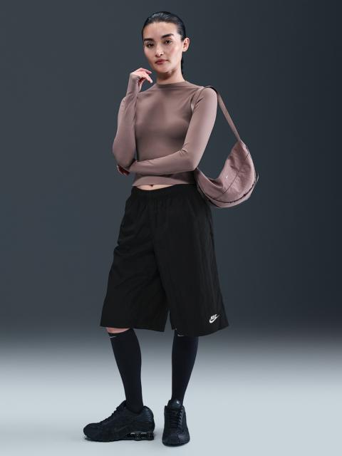 Nike Sportswear Women's Mid-Rise Loose Knee-Length Shorts