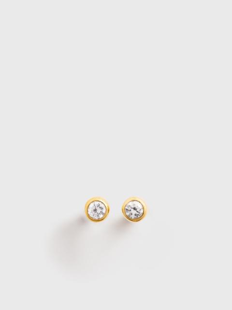 Mini diamond studs gold