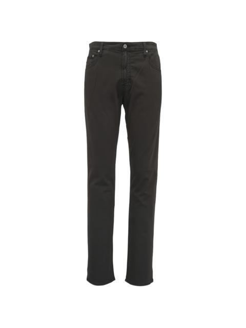 belt-loop buttoned trousers
