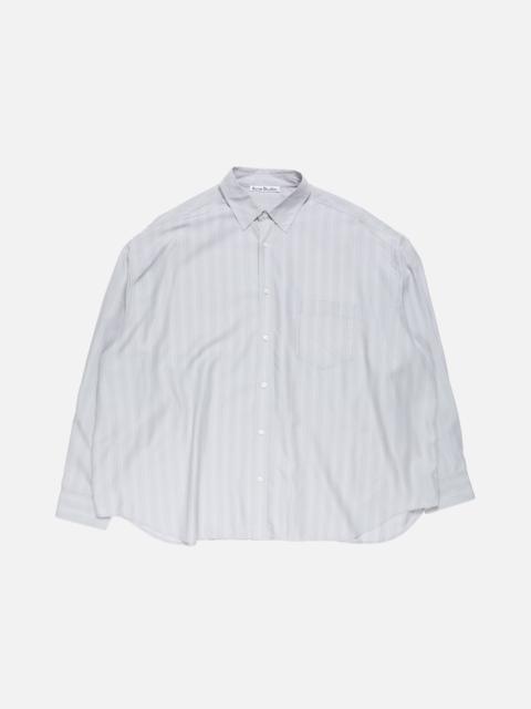 Striped button-up - Grey/multi