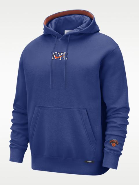 New York Knicks City Edition Men's Nike NBA Premium Club Fleece Hoodie