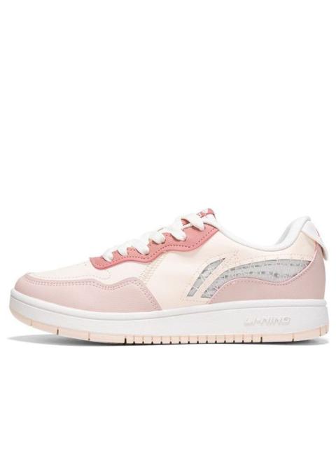 (WMNS) Li-Ning Skate Shoes 'Pink White' AGCR318-4