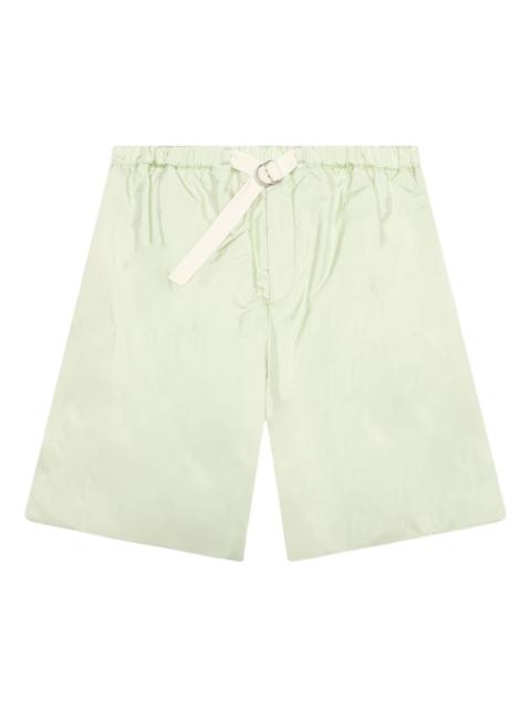belted pocketed deck shorts