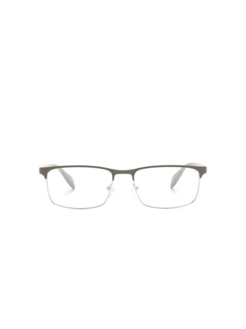 rectangle-frame glasses