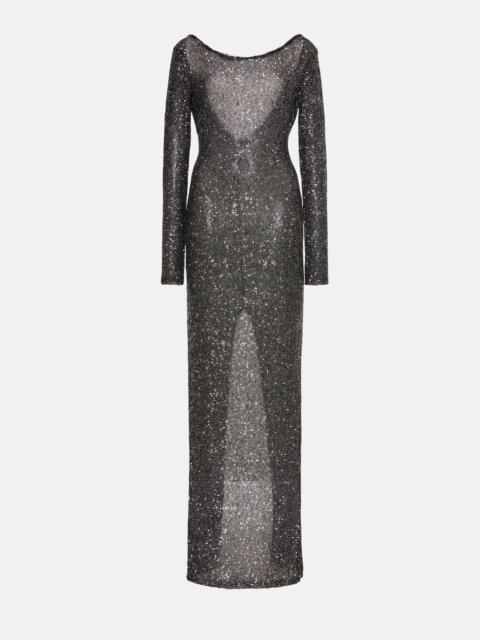 SEQUIN LONG DRESS