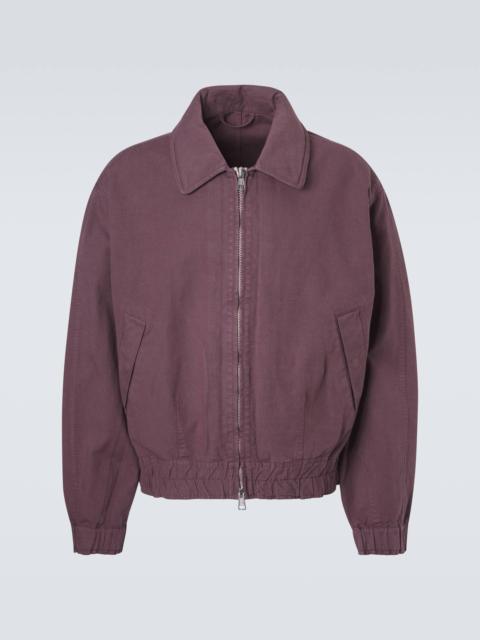 Command cotton and linen bomber jacket