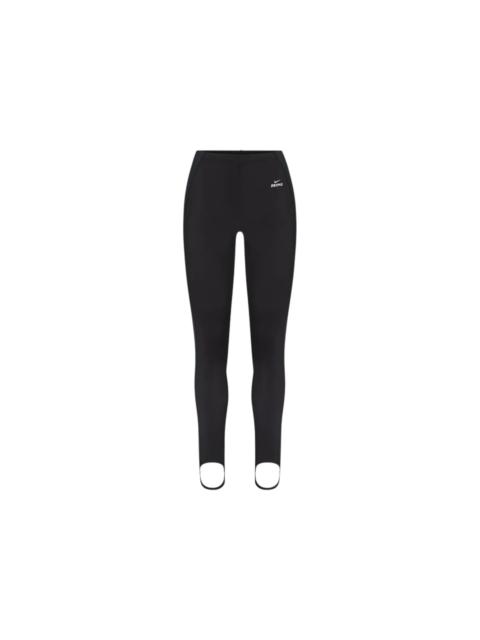 Nike x SKIMS Women's Shine Drawcord Stirrup 26" Legging Obsidian/Dark Teal