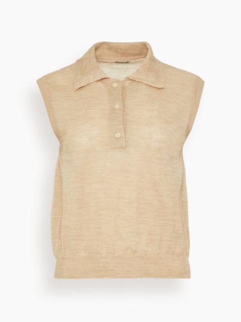 Pola Vest in Brown