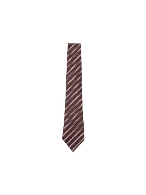 striped silk tie