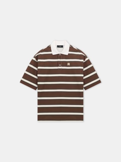 MA STRIPED OVERSIZED POLO