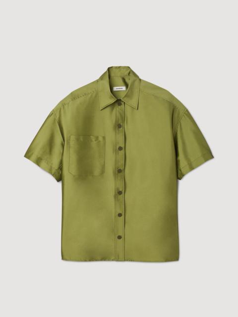 OVERSIZE SATIN SHIRT