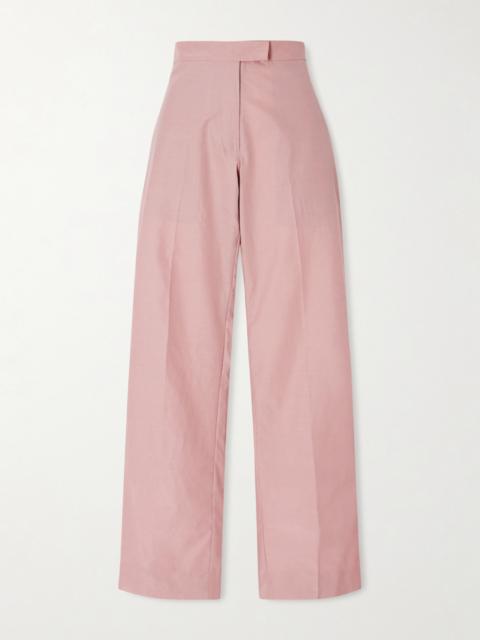 Orla Icon Cotton And Silk-blend Pants