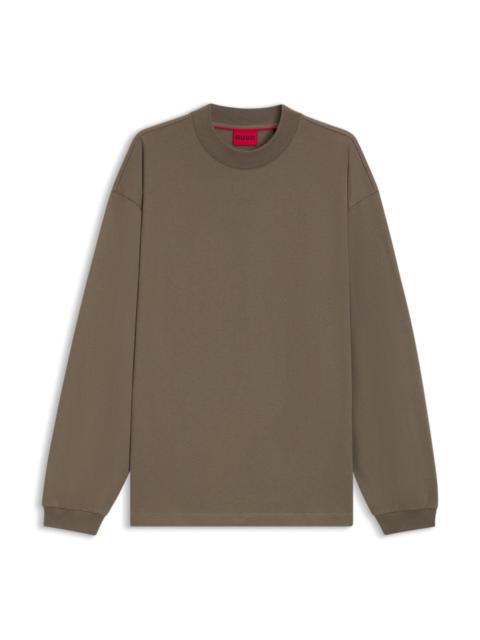 COTTON-JERSEY RELAXED-FIT T-SHIRT WITH LOGO PRINT