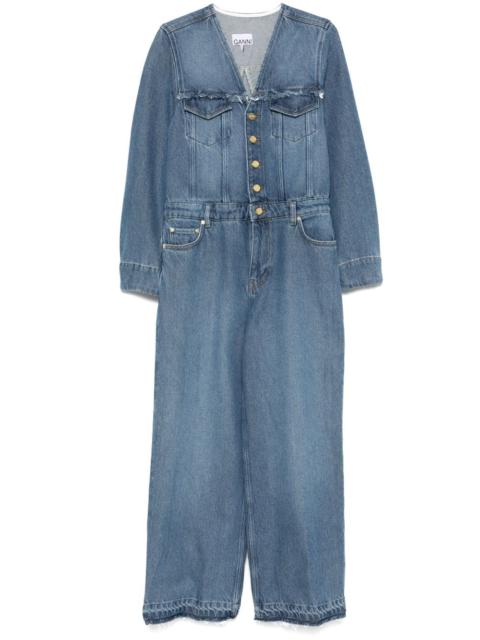 denim jumpsuit