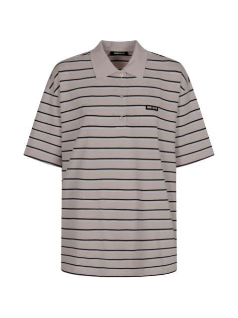 striped logo T-shirt